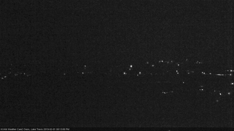 Lake Travis webcam, February 1, 2019 7:15 PM CT