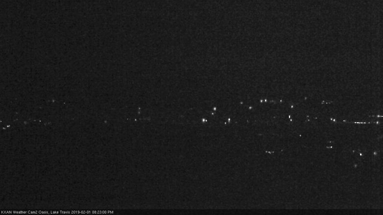 Lake Travis webcam, February 1, 2019 7:25 PM CT