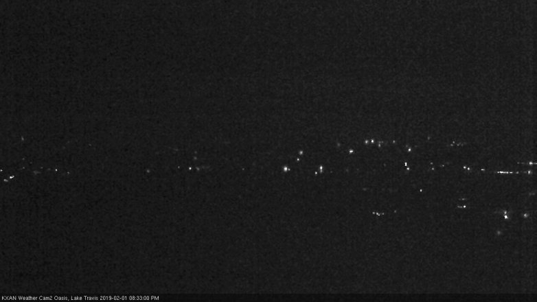 Lake Travis webcam, February 1, 2019 7:35 PM CT