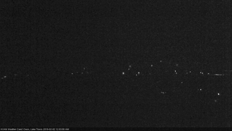 Lake Travis webcam, February 1, 2019 11:05 PM CT