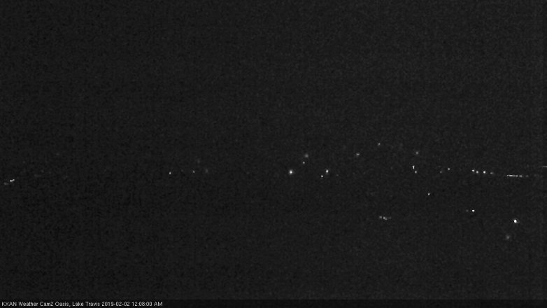 Lake Travis webcam, February 1, 2019 11:10 PM CT
