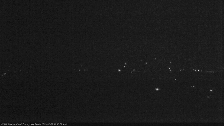 Lake Travis webcam, February 1, 2019 11:15 PM CT