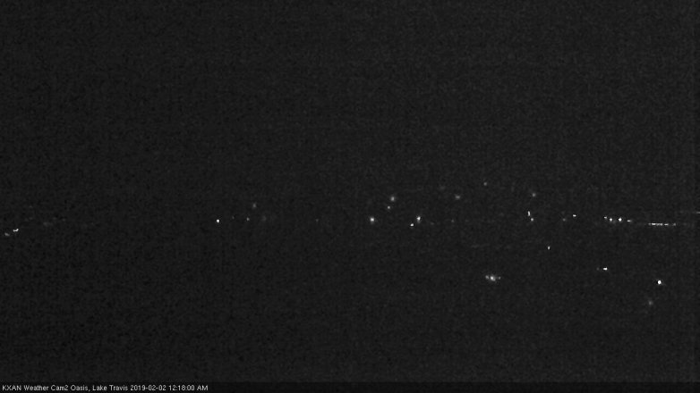 Lake Travis webcam, February 1, 2019 11:20 PM CT