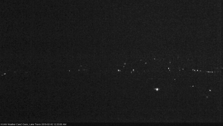 Lake Travis webcam, February 1, 2019 11:35 PM CT