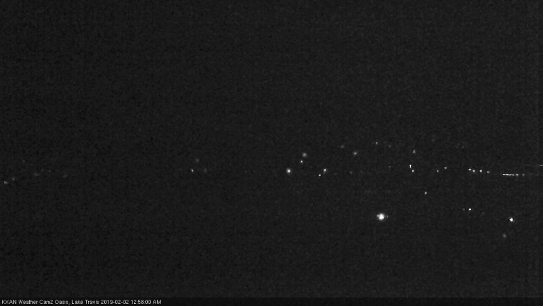 Lake Travis webcam, February 1, 2019 12:00 AM CT
