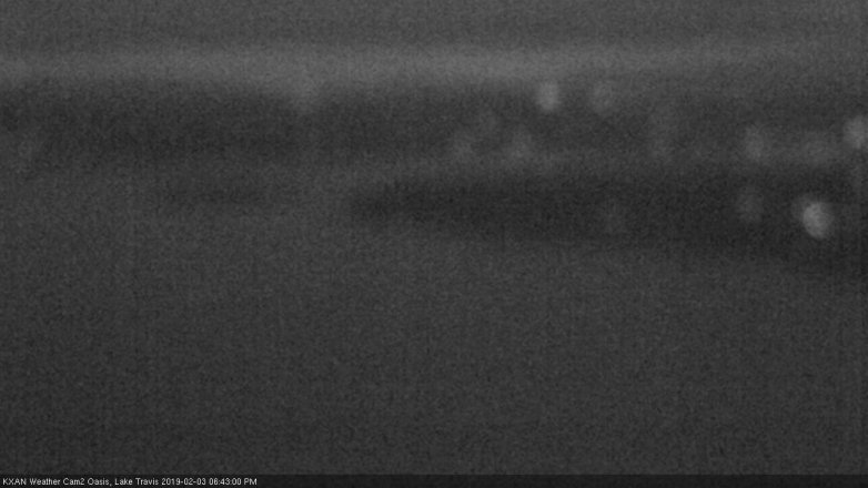 Lake Travis webcam, February 3, 2019 5:45 PM CT