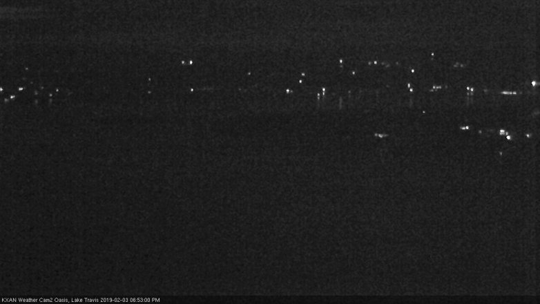 Lake Travis webcam, February 3, 2019 5:55 PM CT