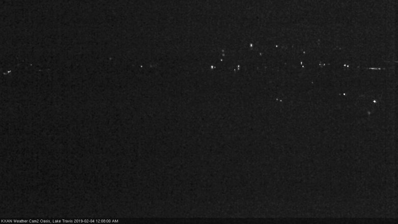 Lake Travis webcam, February 3, 2019 11:10 PM CT
