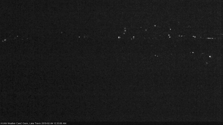 Lake Travis webcam, February 3, 2019 11:35 PM CT