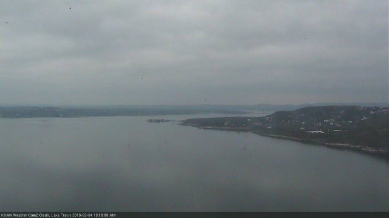 Lake Travis webcam, February 4, 2019 9:20 AM CT