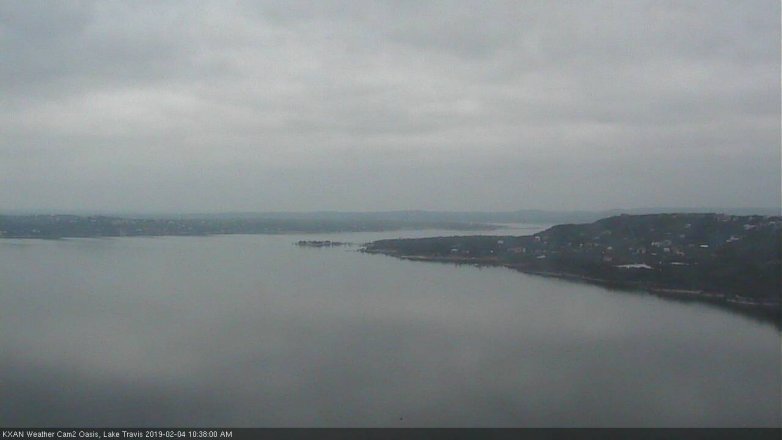 Lake Travis webcam, February 4, 2019 9:40 AM CT