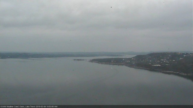 Lake Travis webcam, February 4, 2019 9:55 AM CT