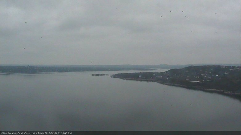 Lake Travis webcam, February 4, 2019 10:15 AM CT