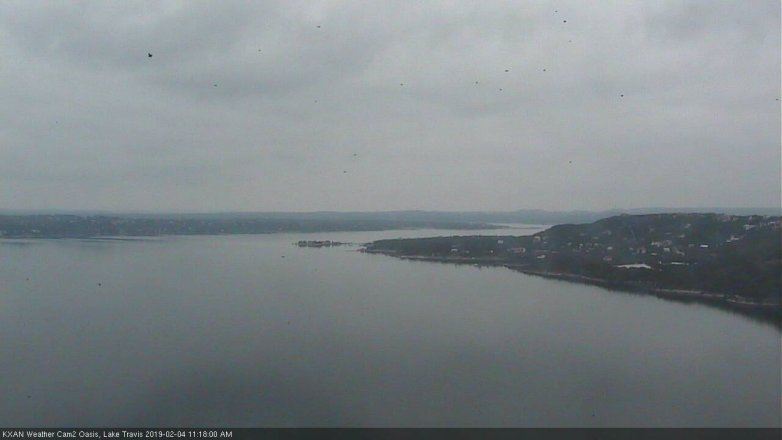 Lake Travis webcam, February 4, 2019 10:20 AM CT