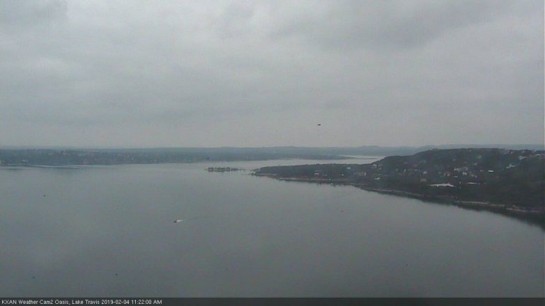 Lake Travis webcam, February 4, 2019 10:25 AM CT