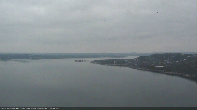 Lake Travis webcam, February 4, 2019 10:30 AM CT