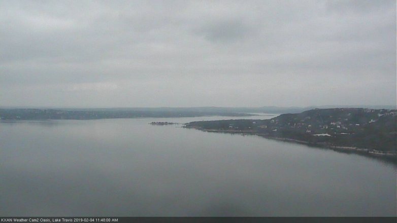 Lake Travis webcam, February 4, 2019 10:50 AM CT