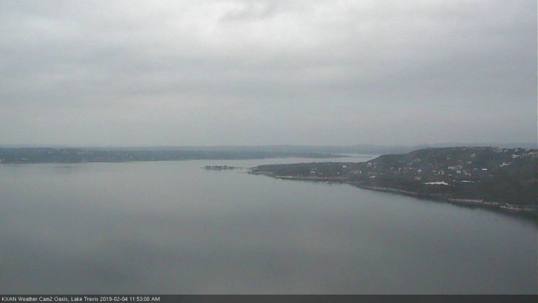 Lake Travis webcam, February 4, 2019 10:55 AM CT