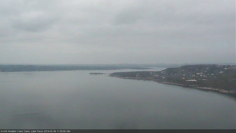 Lake Travis webcam, February 4, 2019 11:00 AM CT