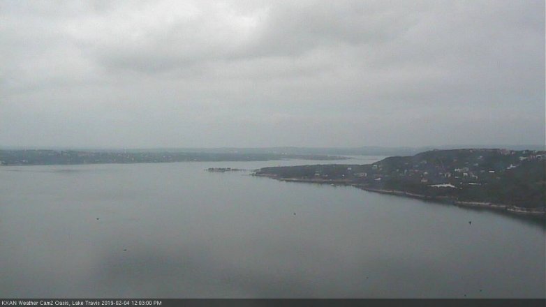 Lake Travis webcam, February 4, 2019 11:05 AM CT
