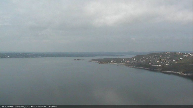 Lake Travis webcam, February 4, 2019 11:15 AM CT