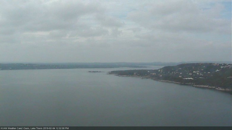 Lake Travis webcam, February 4, 2019 11:35 AM CT