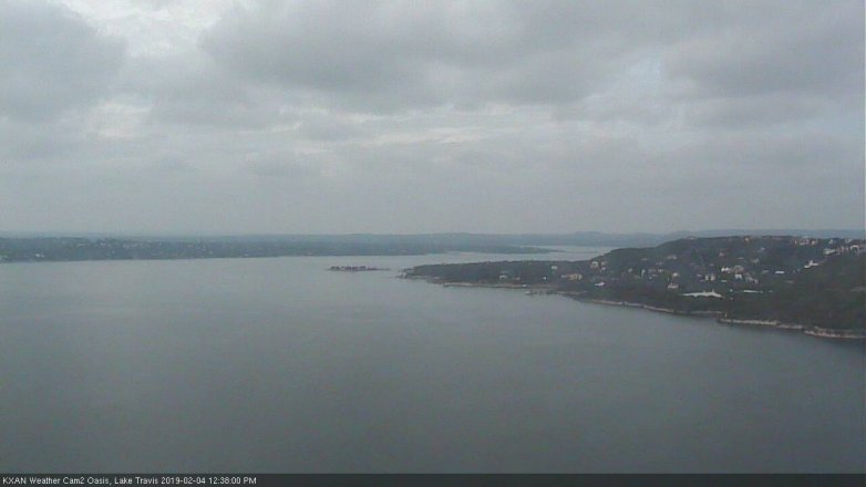 Lake Travis webcam, February 4, 2019 11:40 AM CT