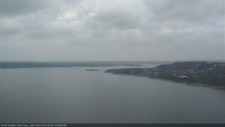 Lake Travis webcam, February 4, 2019 11:50 AM CT