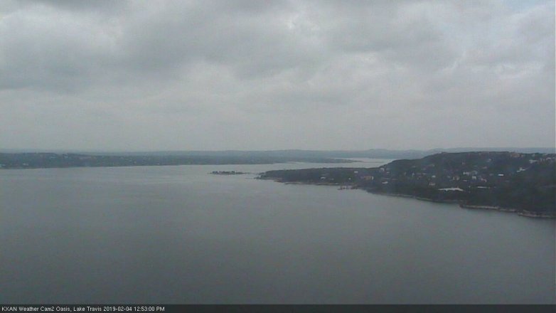 Lake Travis webcam, February 4, 2019 11:55 AM CT