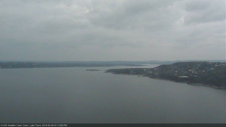 Lake Travis webcam, February 4, 2019 12:15 PM CT