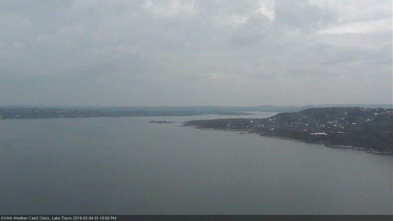 Lake Travis webcam, February 4, 2019 12:20 PM CT