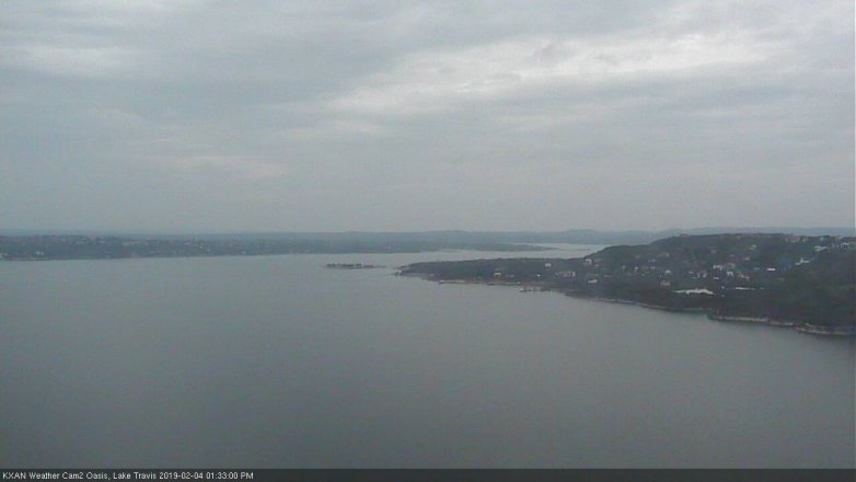 Lake Travis webcam, February 4, 2019 12:35 PM CT
