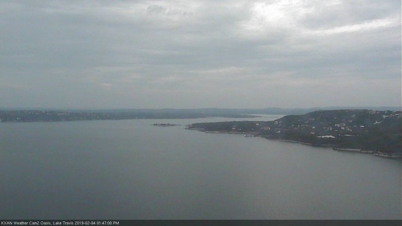 Lake Travis webcam, February 4, 2019 12:50 PM CT