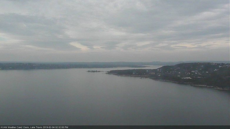 Lake Travis webcam, February 4, 2019 1:35 PM CT