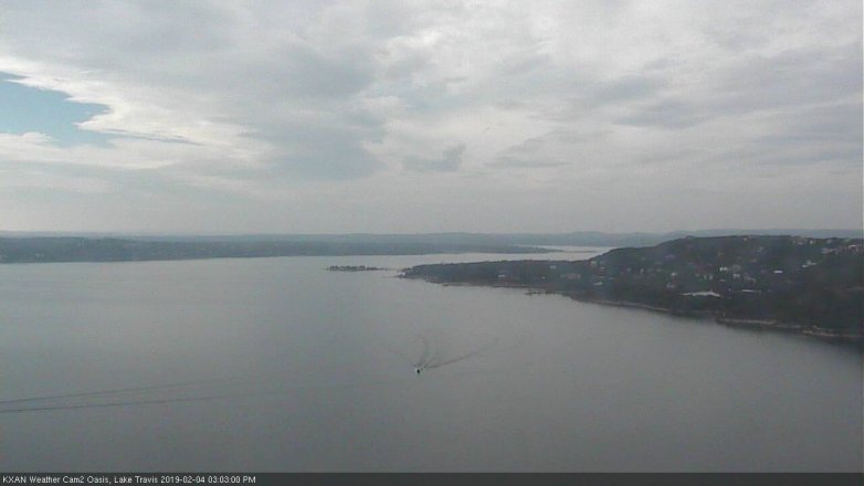 Lake Travis webcam, February 4, 2019 2:05 PM CT