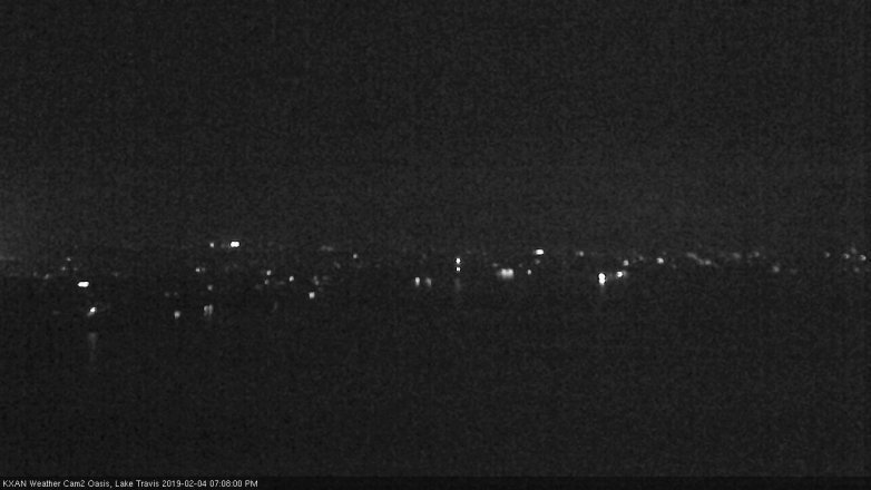 Lake Travis webcam, February 4, 2019 6:10 PM CT