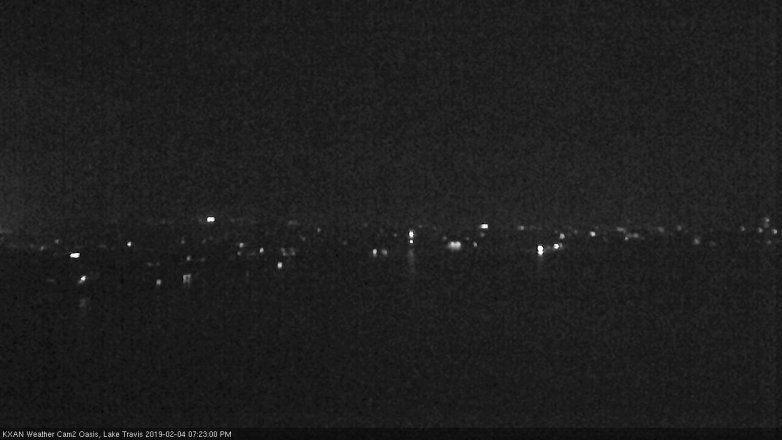 Lake Travis webcam, February 4, 2019 6:25 PM CT