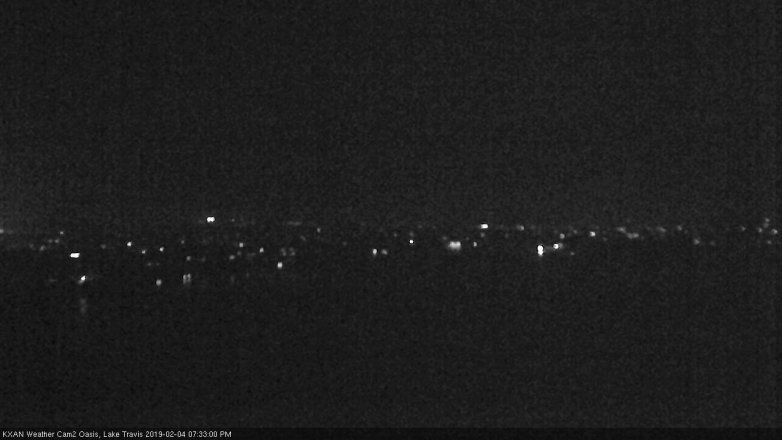 Lake Travis webcam, February 4, 2019 6:35 PM CT