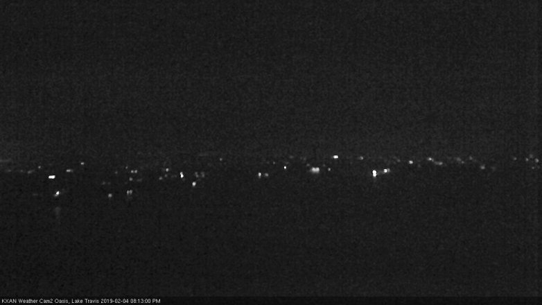 Lake Travis webcam, February 4, 2019 7:15 PM CT