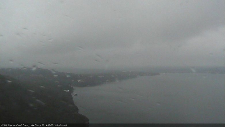 Lake Travis webcam, February 5, 2019 9:05 AM CT
