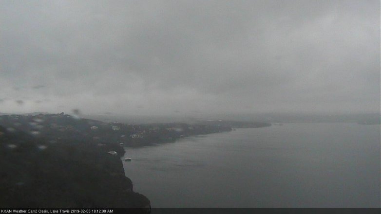 Lake Travis webcam, February 5, 2019 9:15 AM CT
