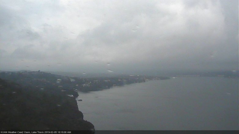 Lake Travis webcam, February 5, 2019 9:20 AM CT
