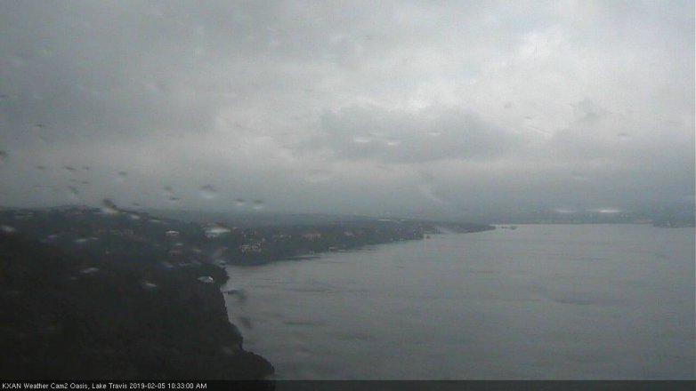 Lake Travis webcam, February 5, 2019 9:35 AM CT