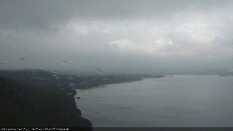 Lake Travis webcam, February 5, 2019 9:40 AM CT