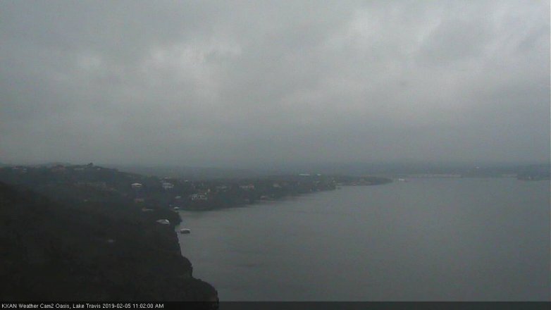 Lake Travis webcam, February 5, 2019 10:05 AM CT
