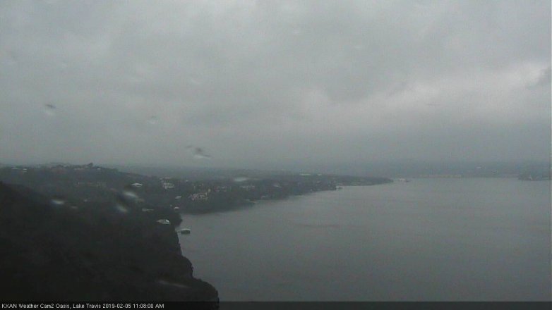 Lake Travis webcam, February 5, 2019 10:10 AM CT