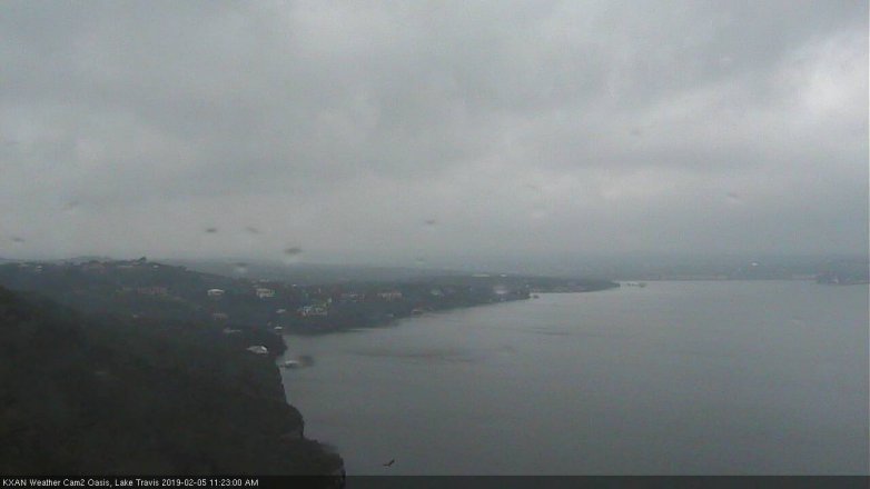 Lake Travis webcam, February 5, 2019 10:25 AM CT