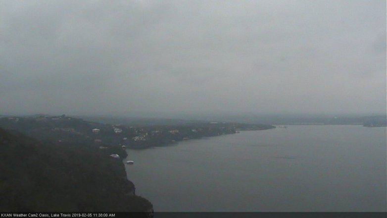 Lake Travis webcam, February 5, 2019 10:40 AM CT