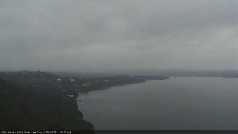 Lake Travis webcam, February 5, 2019 10:45 AM CT