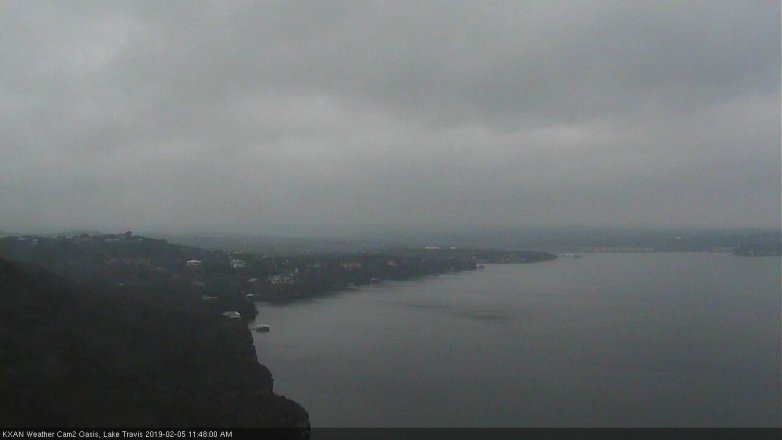Lake Travis webcam, February 5, 2019 10:50 AM CT